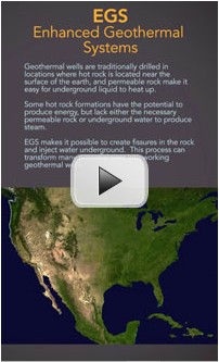 Cover image of Enhanced Geothermal Systems animation.